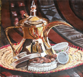 Painting of a teapot